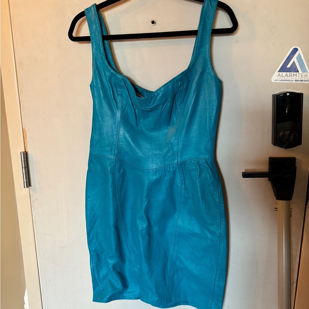 Blue Sleeveless Dress